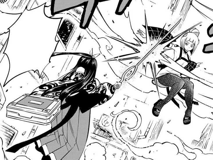 homura kogetsu and kleene (eden's zero) drawn by mashima_hiro