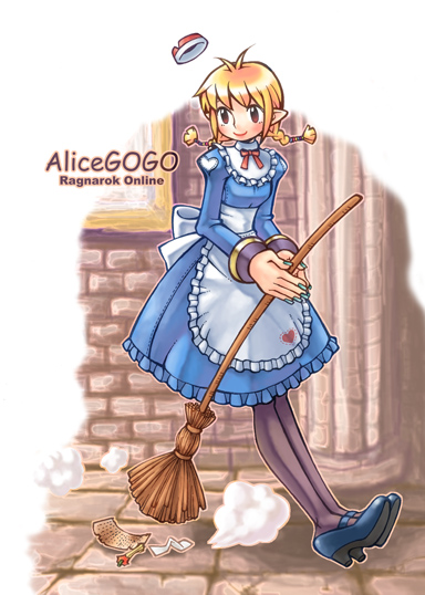 priest and alice (ragnarok online) drawn by monster_gogo