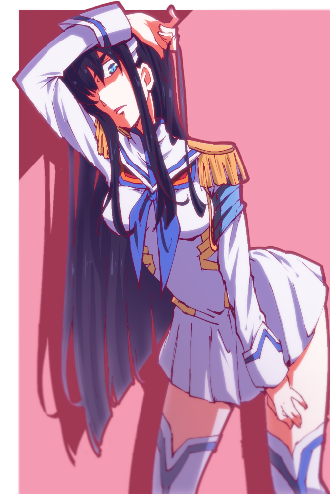kiryuuin satsuki and junketsu (kill la kill) drawn by banchii