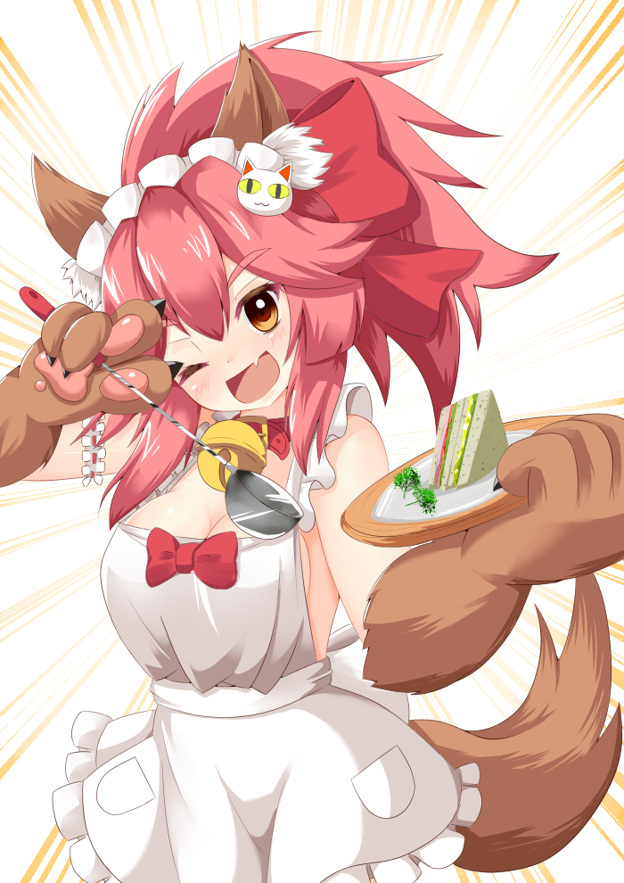 tamamo and tamamo cat (fate and 1 more) drawn by rururiaru