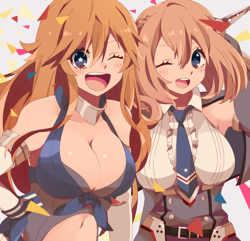 iowa and colorado (kantai collection) drawn by salve_(8947279)