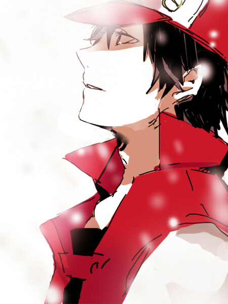 red and pixiv red (pokemon and 1 more) drawn by arisaka_ako