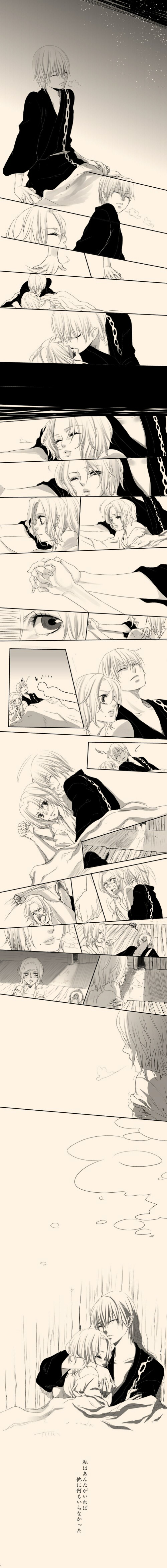 matsumoto rangiku and ichimaru gin (bleach) drawn by hana_(interstice)