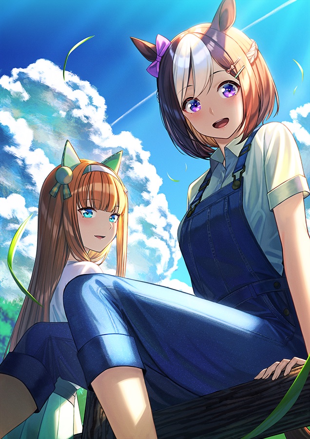 silence suzuka and special week (umamusume) drawn by unowen