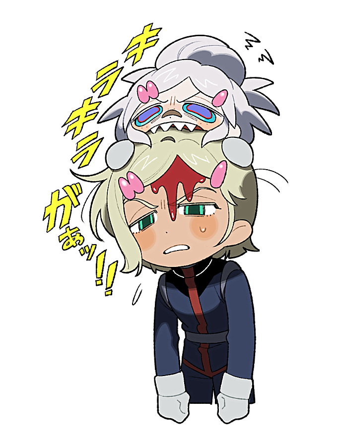 deux murasame and gates capa (gundam and 1 more) drawn by kamonekm