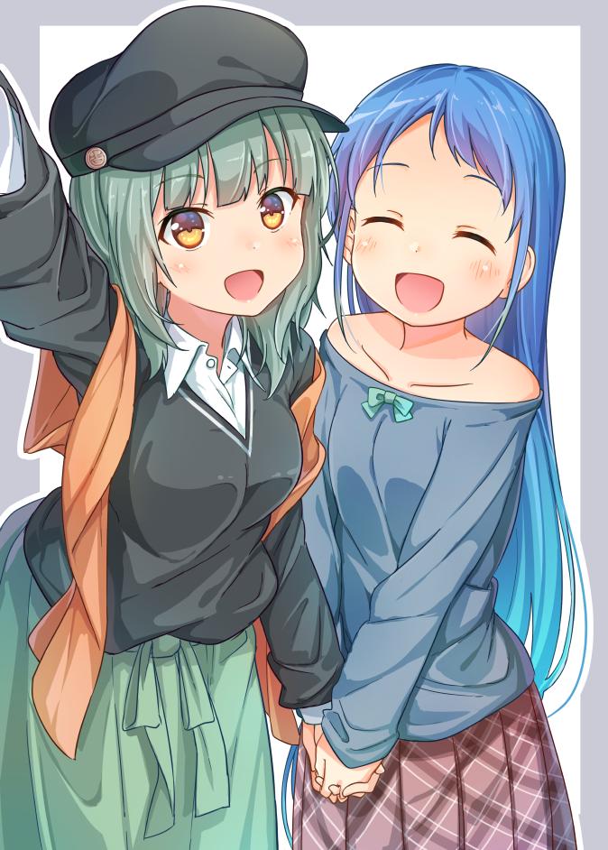 samidare and yuubari (kantai collection) drawn by oge_(ogeogeoge)