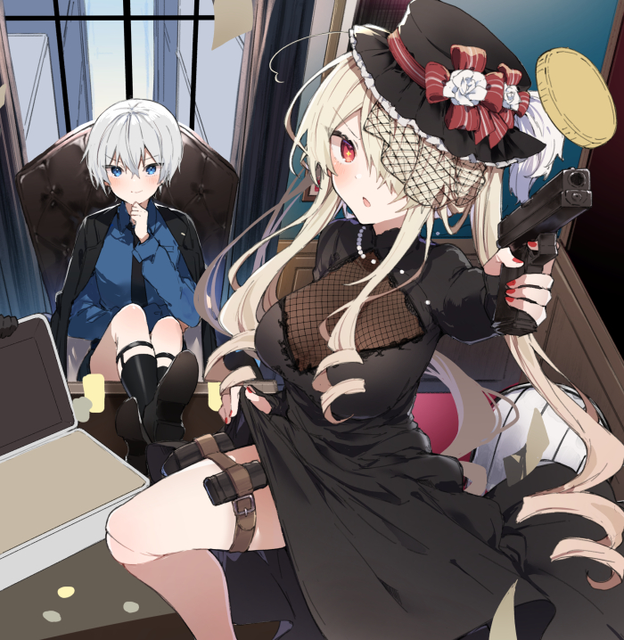 rudy and edel (original) drawn by ikeuchi_tanuma