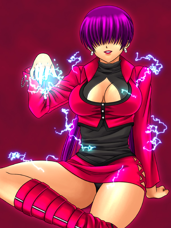 shermie and orochi shermie (the king of fighters) drawn by pluco