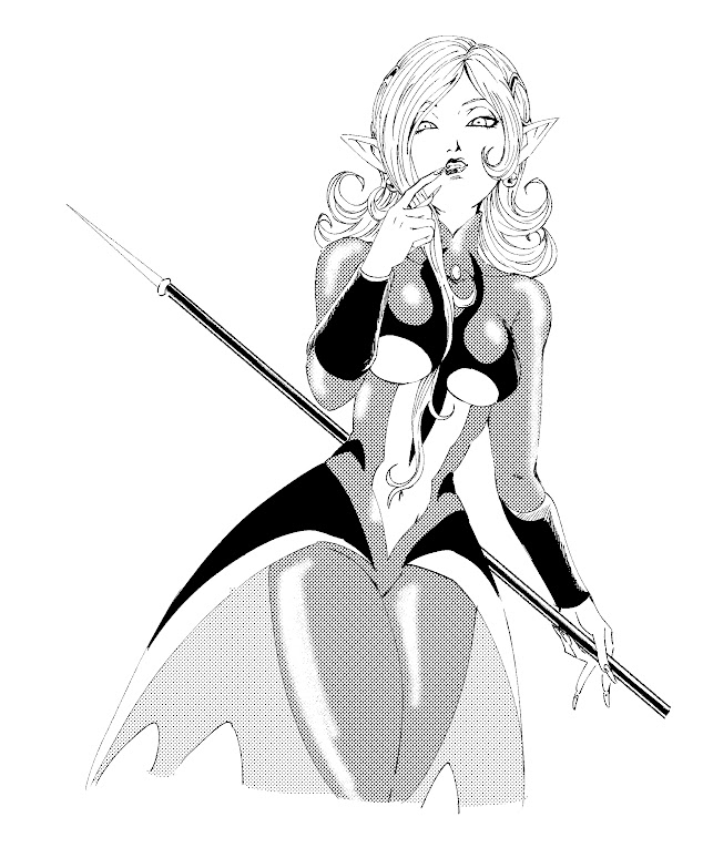 towa (dragon ball and 3 more) drawn by fenyon