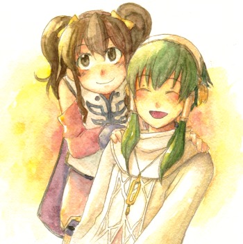 anise tatlin and ion (tales of and 1 more) drawn by deboo