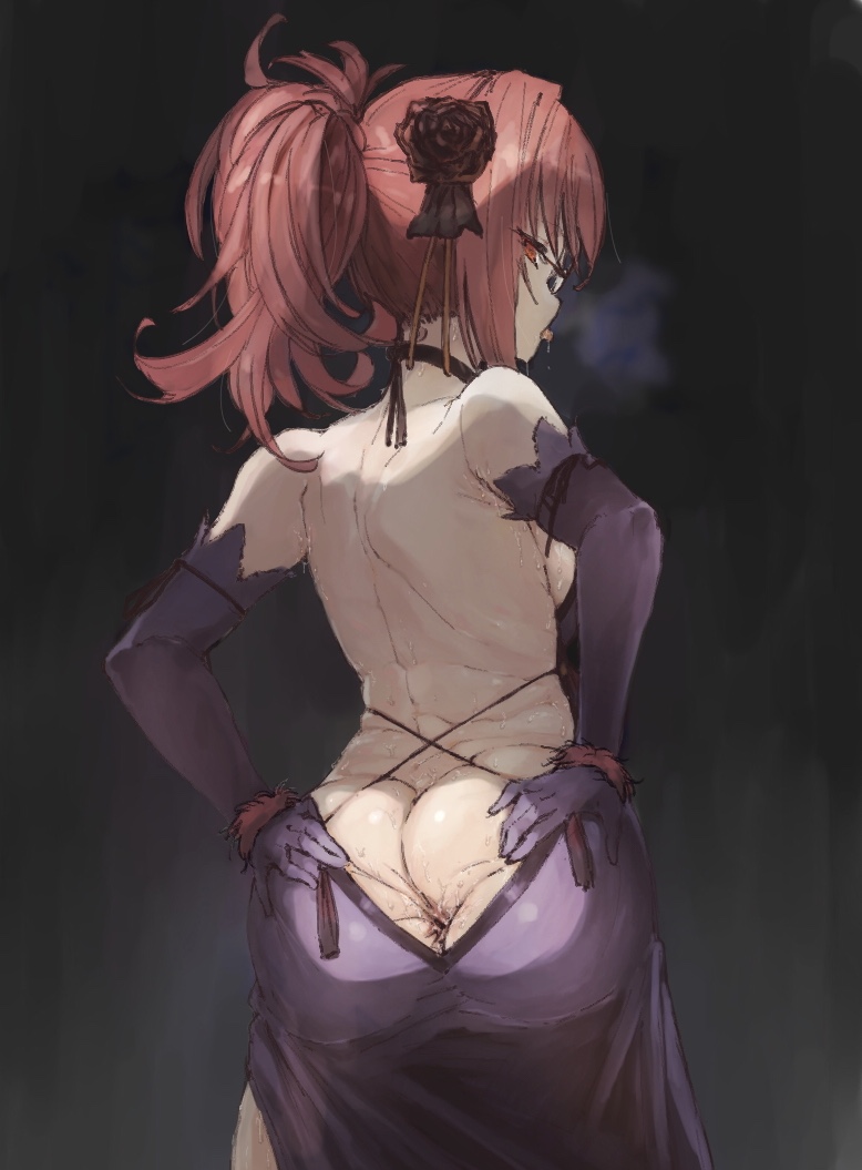 scathach (fate and 1 more) drawn by futeiki_kaisai_shin_corner