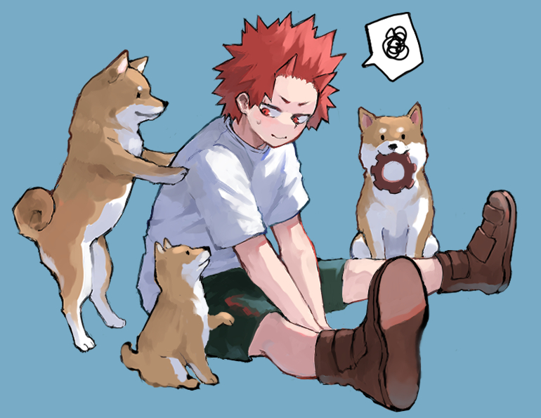 kirishima eijiro (boku no hero academia) drawn by zonozonotk