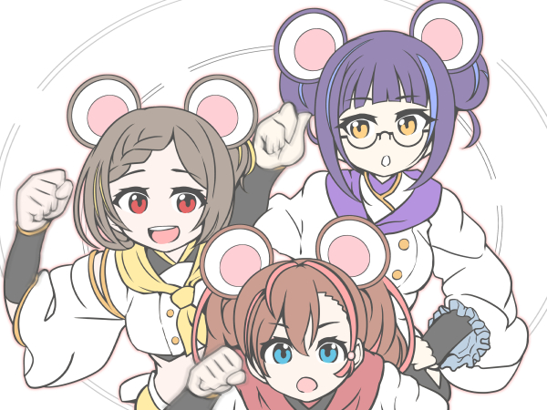 sukashi masamune, houchou masamune, and horinuki masamune (tenka hyakken and 1 more) drawn by deni_m