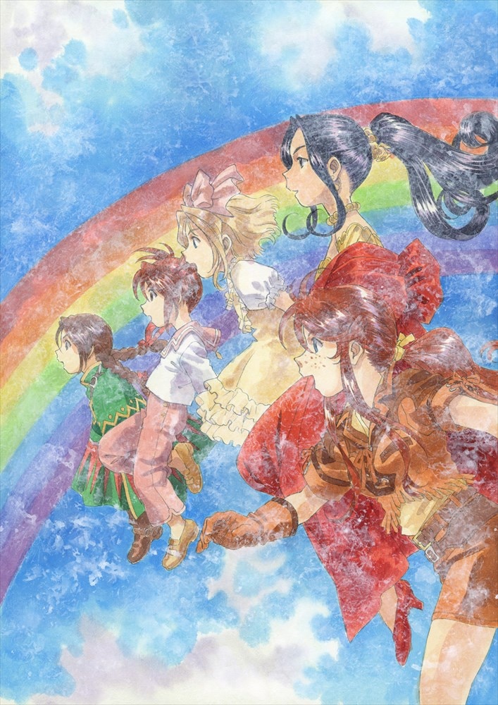 iris chateaubriand, gemini sunrise, coquelicot, soletta orihime, and rikaritta aries (sakura taisen and 3 more) drawn by matsubara_hidenori