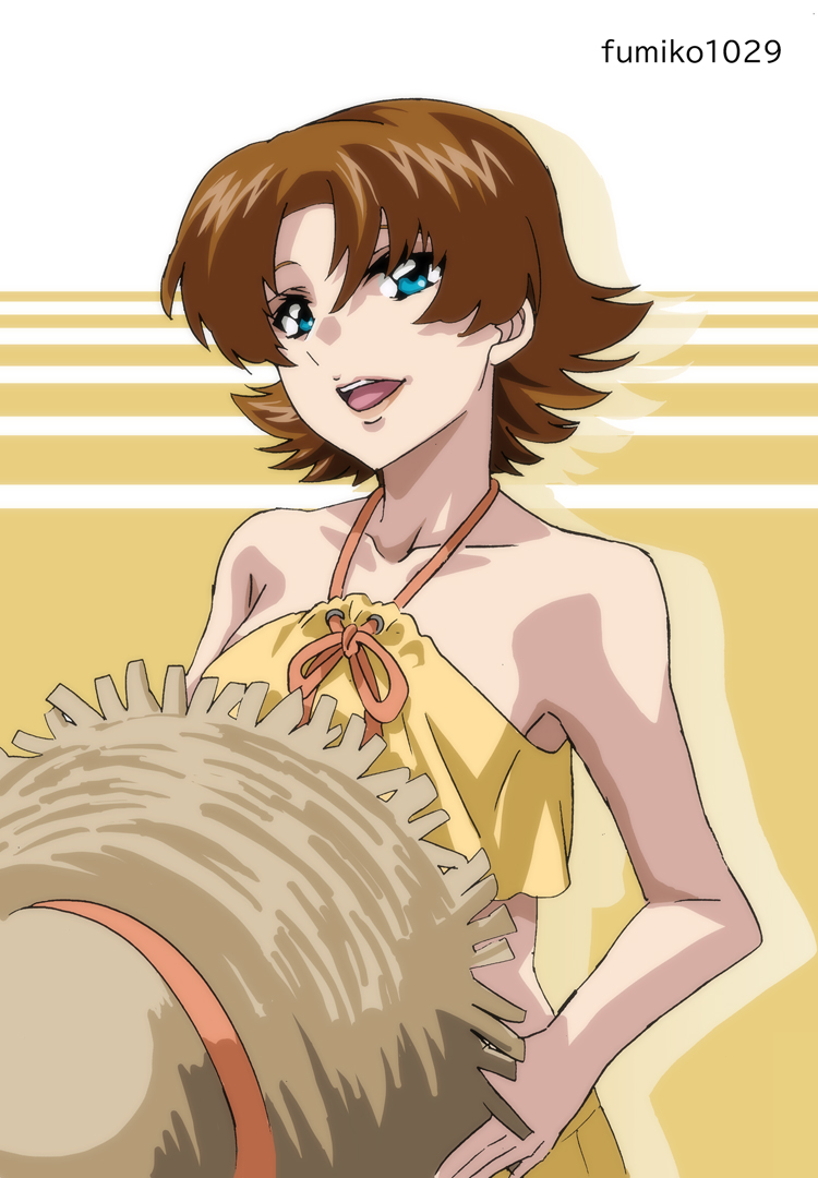 miriallia haw (gundam and 2 more) drawn by fumiko_(mesushi)
