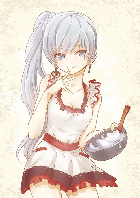 weiss schnee (rwby) drawn by moai_(moai_world)