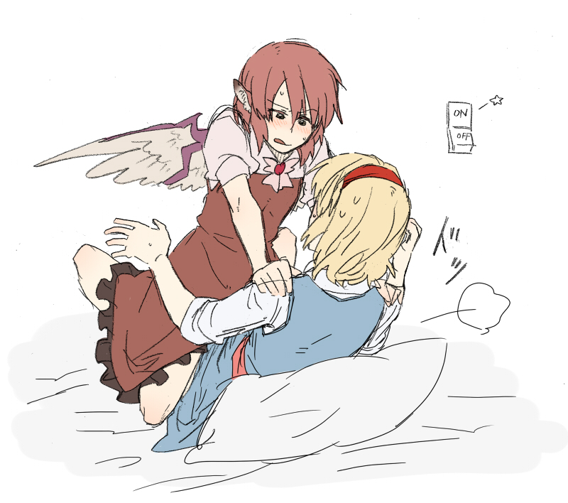 alice margatroid and mystia lorelei (touhou) drawn by torinone