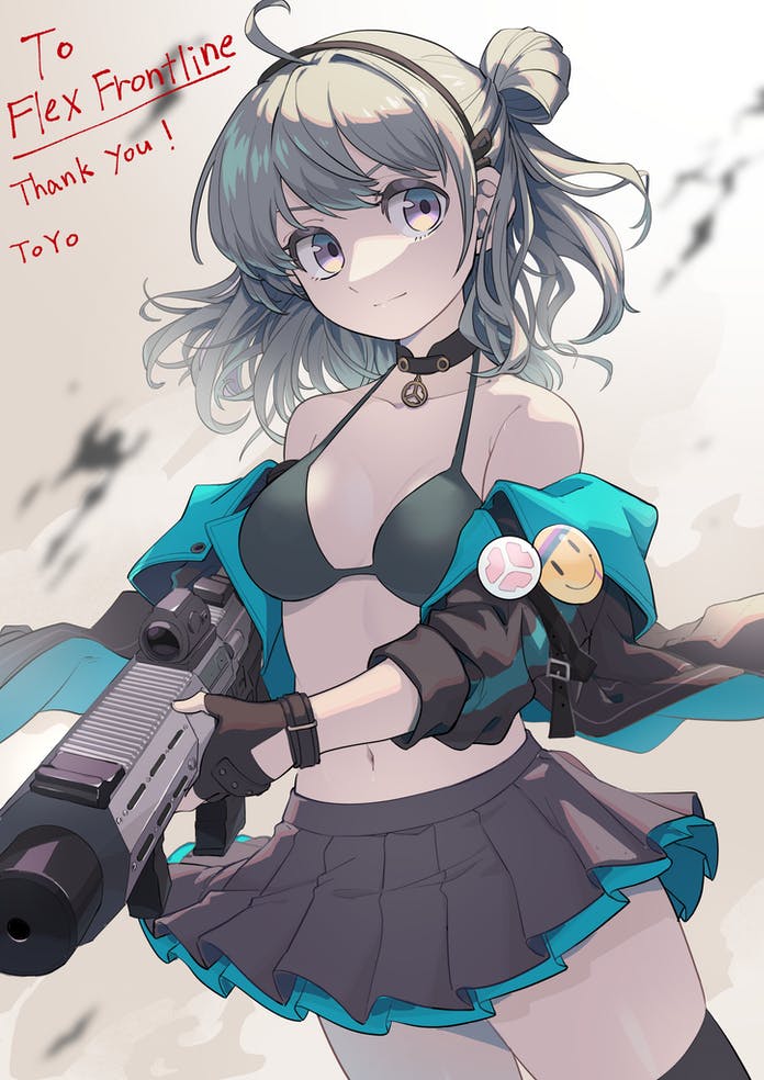 honey badger (girls' frontline) drawn by osasimiyabai