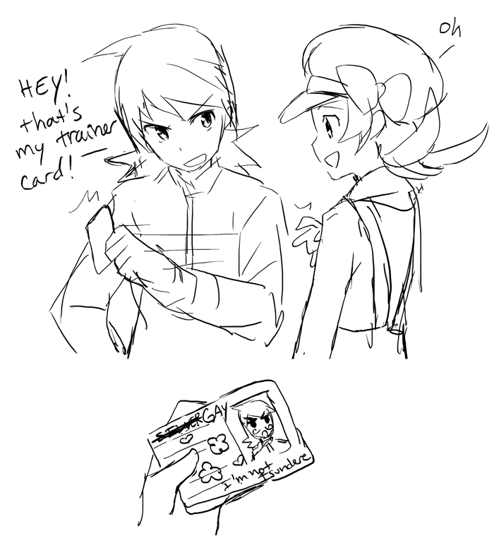 lyra and silver (pokemon and 1 more) drawn by weee_(raemz)