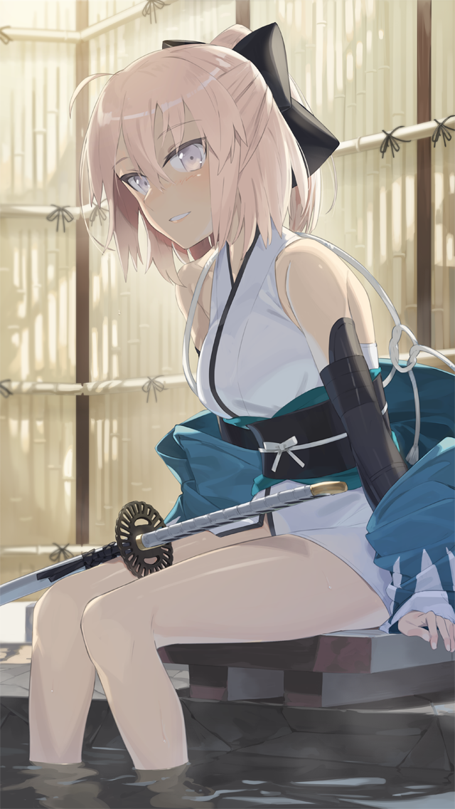 okita souji (fate and 1 more) drawn by hayashi_kewi