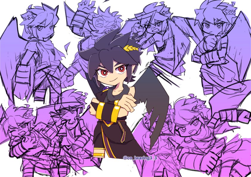 dark pit (kid icarus and 1 more) drawn by ko_iwari_ngo