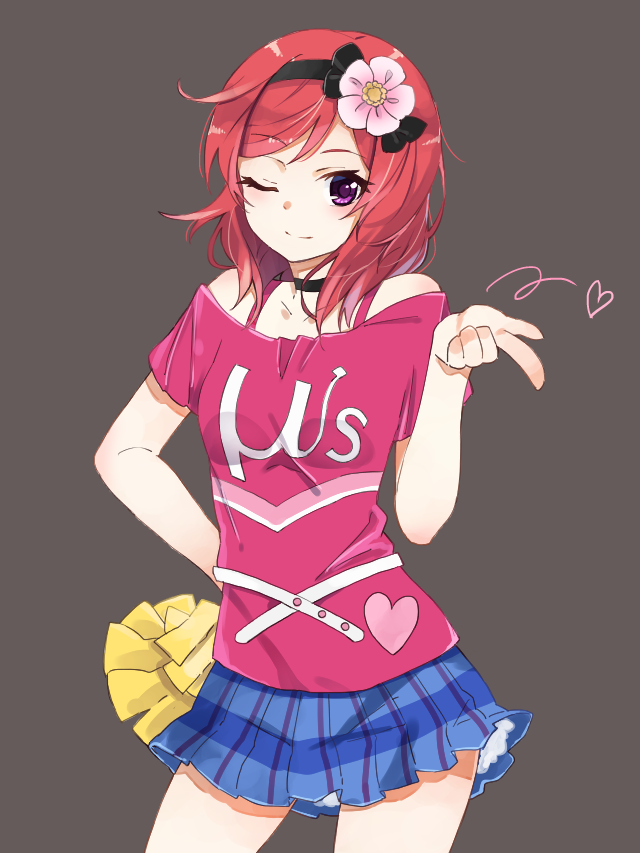 nishikino maki (love live! and 1 more) drawn by taiki_(ozone)