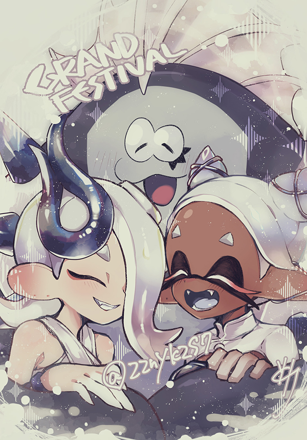 shiver, frye, and big man (splatoon and 1 more) drawn by 22nyk2s70
