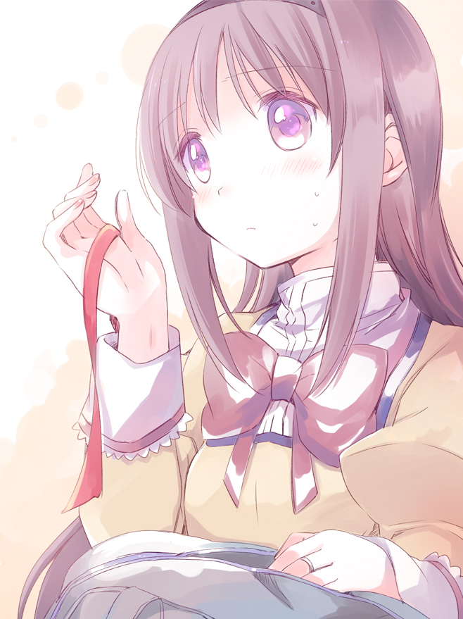 akemi homura (mahou shoujo madoka magica) drawn by yamada_ako