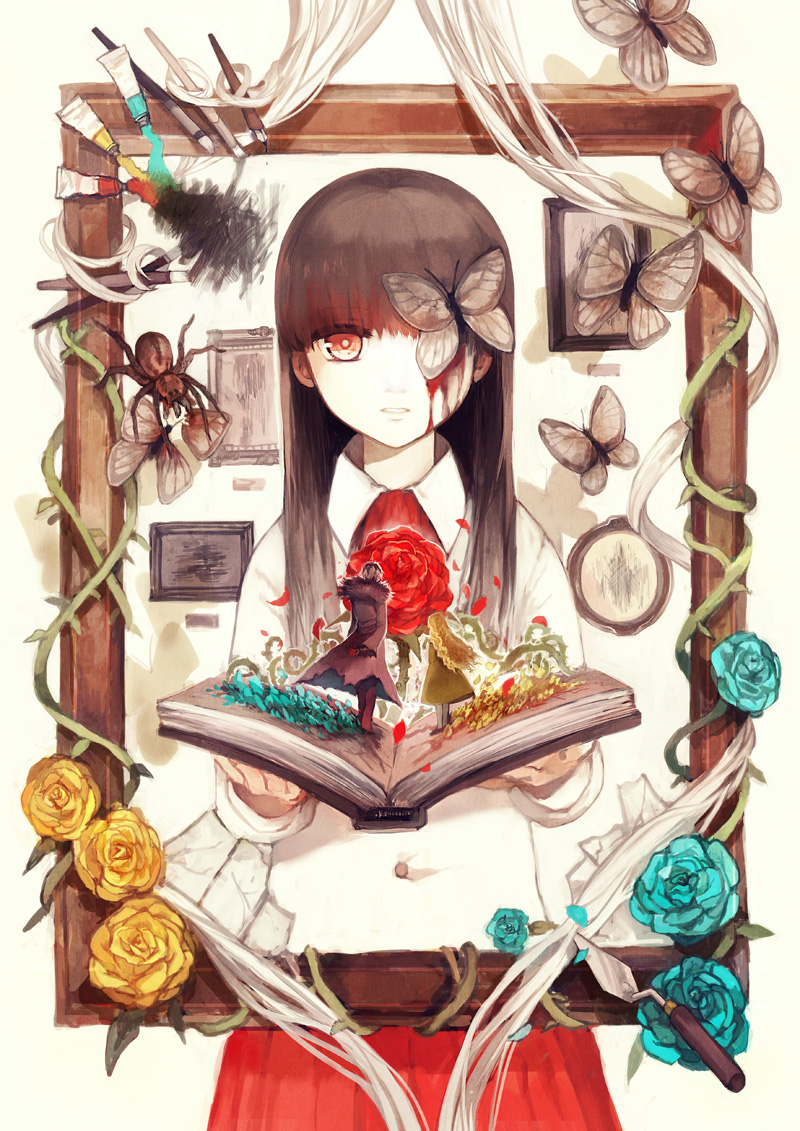 ib, mary, and garry (ib) drawn by maamayoru