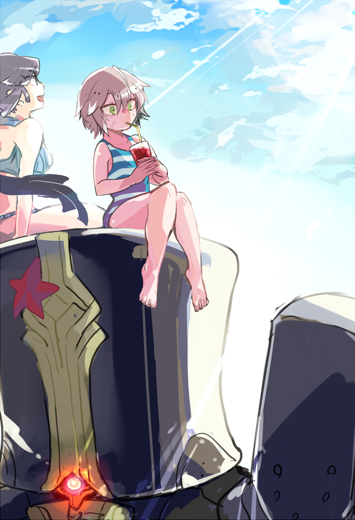 charles babbage, jack the ripper, and ushiwakamaru (fate and 2 more) drawn by tooduki_kichi