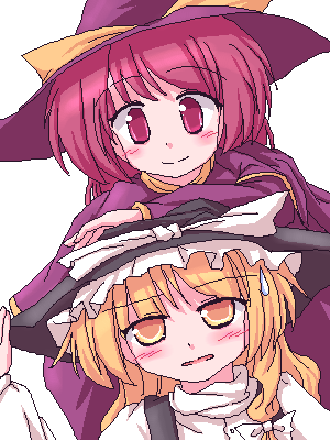 kirisame marisa (touhou and 1 more) drawn by lzh