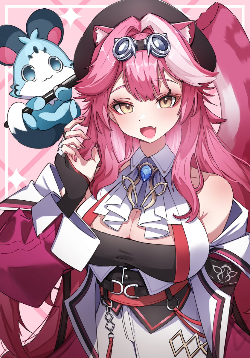 raora panthera and chattino (hololive and 1 more) drawn by jape_(ja_pehhhh)