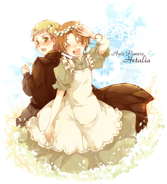 northern italy, holy roman empire, and chibitalia (axis powers hetalia) drawn by tobi_(one)