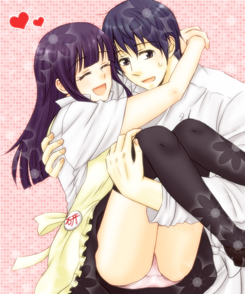 yamada aoi and souma hiroomi (working!!) drawn by asamitachibana