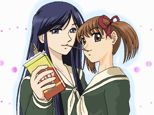 fukuzawa yumi and ogasawara sachiko (maria-sama ga miteru) drawn by pure-c