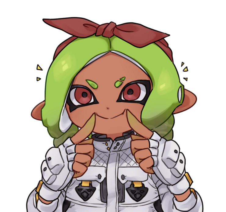 octoling player character and octoling girl (splatoon) drawn by ikki_(gsl_9708)