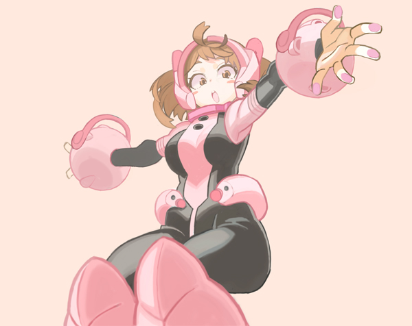 uraraka ochaco (boku no hero academia) drawn by yuuki_(irodo_rhythm)