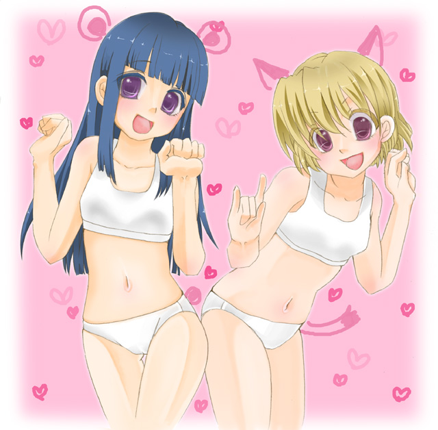furude rika and houjou satoko (higurashi no naku koro ni)