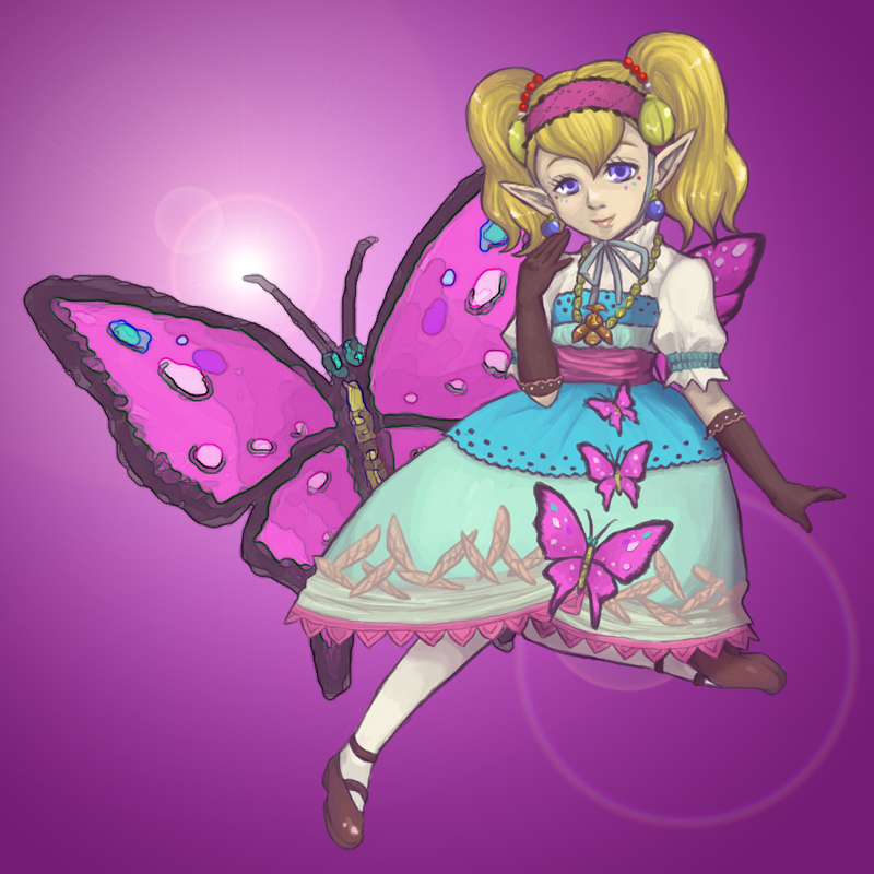 agitha (the legend of zelda and 1 more) drawn by esuya