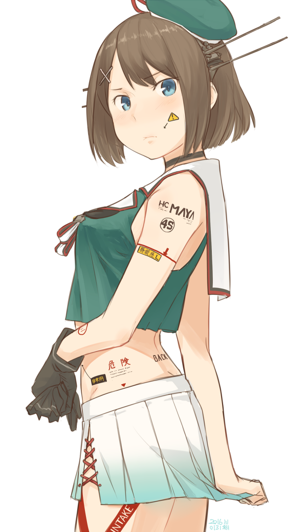 maya and maya kai ni (kantai collection) drawn by kawashina_(momen_silicon)