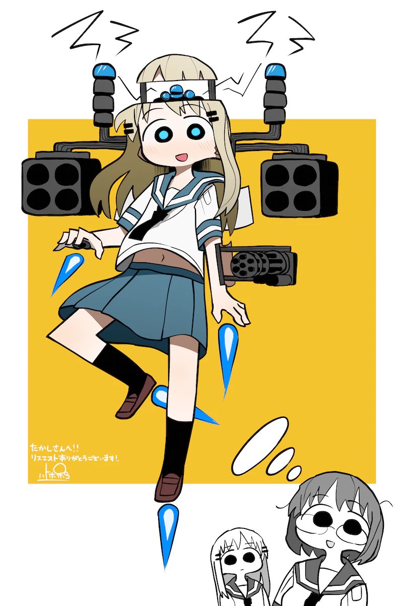 nakagawa and harada kaori (heisei umare) drawn by hatopopoko