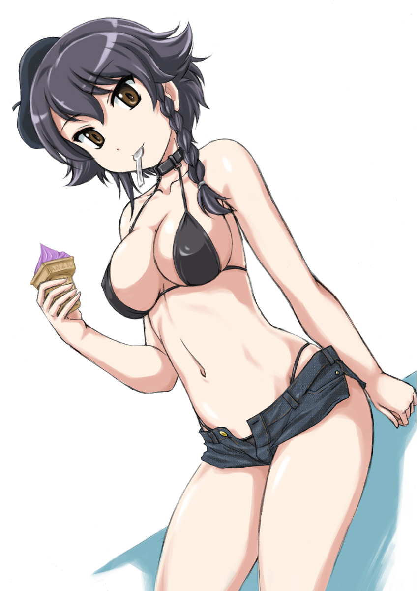 pepperoni (girls und panzer) drawn by wan'yan_aguda