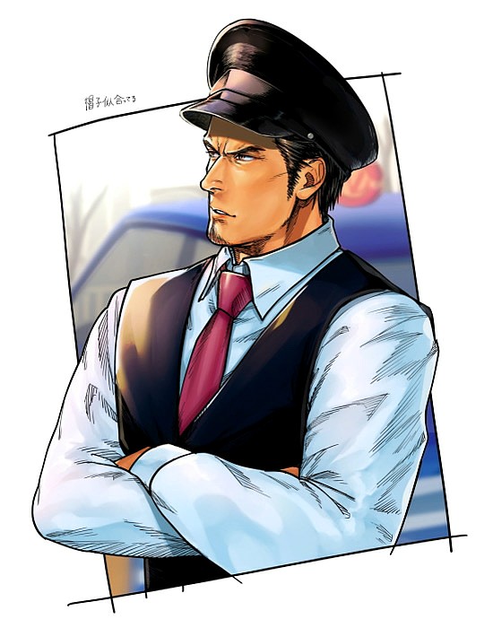 kiryu kazuma (ryuu ga gotoku and 1 more) drawn by otamot