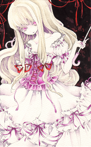 yakumo yukari (touhou) drawn by miri_(tobira_no_mukou)