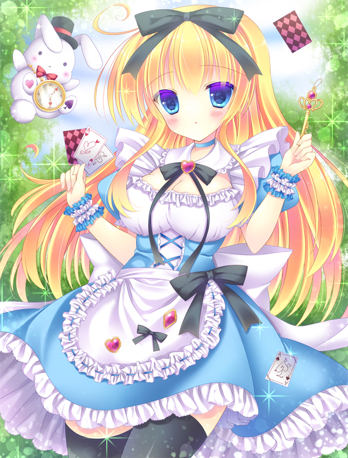 alice (alice's adventures in wonderland) drawn by kouta.