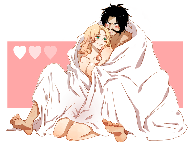 gol d. roger and portgas d. rouge (one piece) drawn by ance
