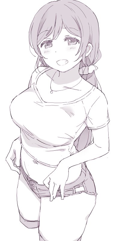tojo nozomi (love live! and 1 more) drawn by duke_(inu_daimyou)