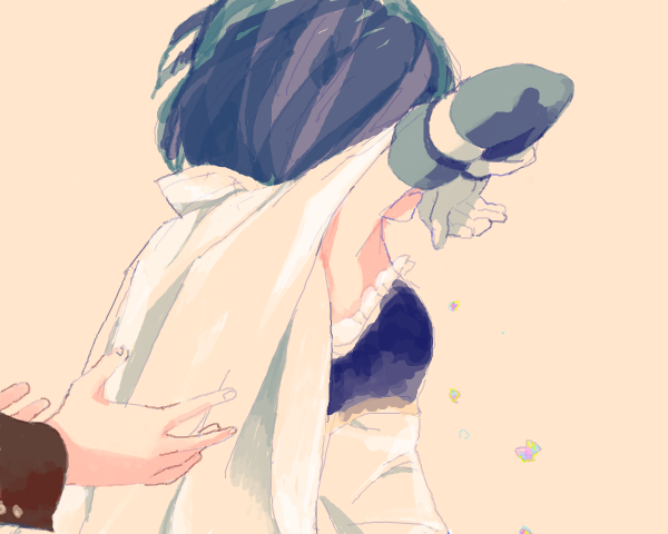 miki sayaka (mahou shoujo madoka magica) drawn by hiyoko_kantei_nau