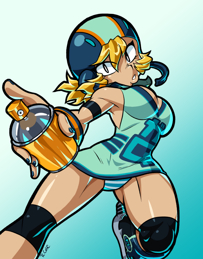 gum (jet set radio and 1 more) drawn by robert_j_case