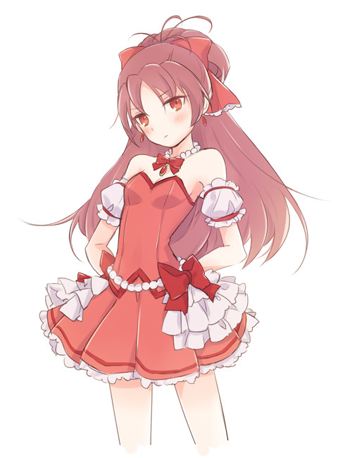sakura kyoko (mahou shoujo madoka magica) drawn by atea